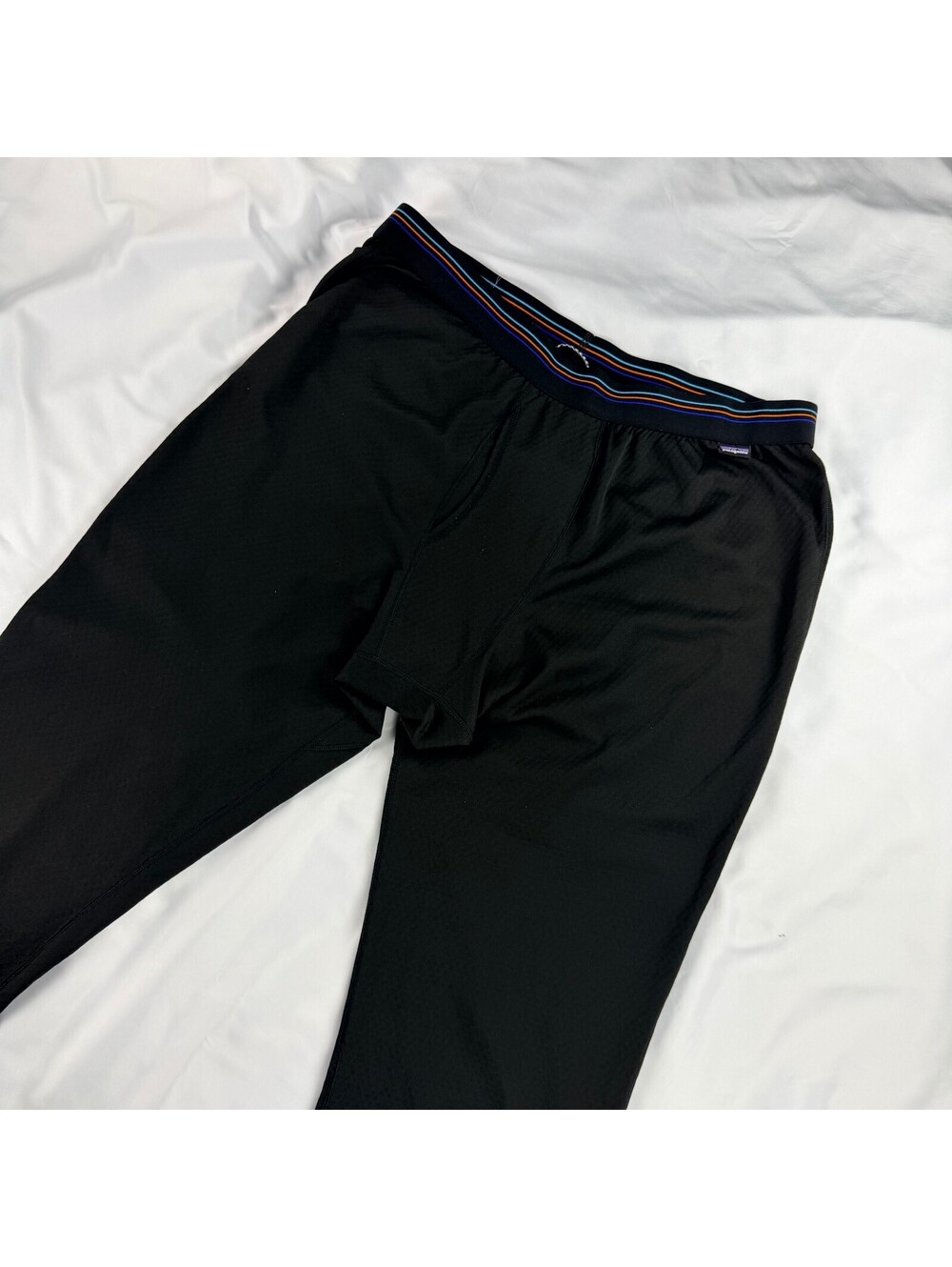 Patagonia Capilene Midweight 44487 Men's L Black Thermal Base Layer Pants